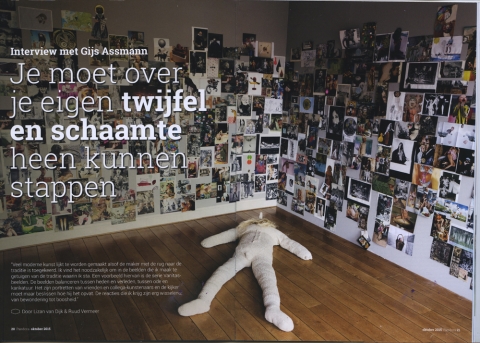 'Je moet over je eigen twijfel en schaamte heen kunnen stappen  (Interview met Gijs Assmann)' door Lizan van Dijk en Ruud Vermeer